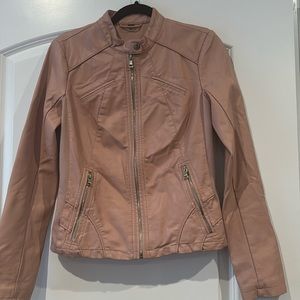 Guess Blush Leather Jacket for Women